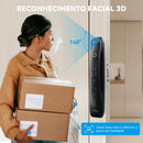 Fechadura facial 3D inteligente Intelar X3 Tuya Monitor de segurança facial e de câmera Impressão digital inteligente Senha Desbloqueio de chave biométrica