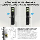 Fechadura facial 3D inteligente Intelar X3 Tuya Monitor de segurança facial e de câmera Impressão digital inteligente Senha Desbloqueio de chave biométrica
