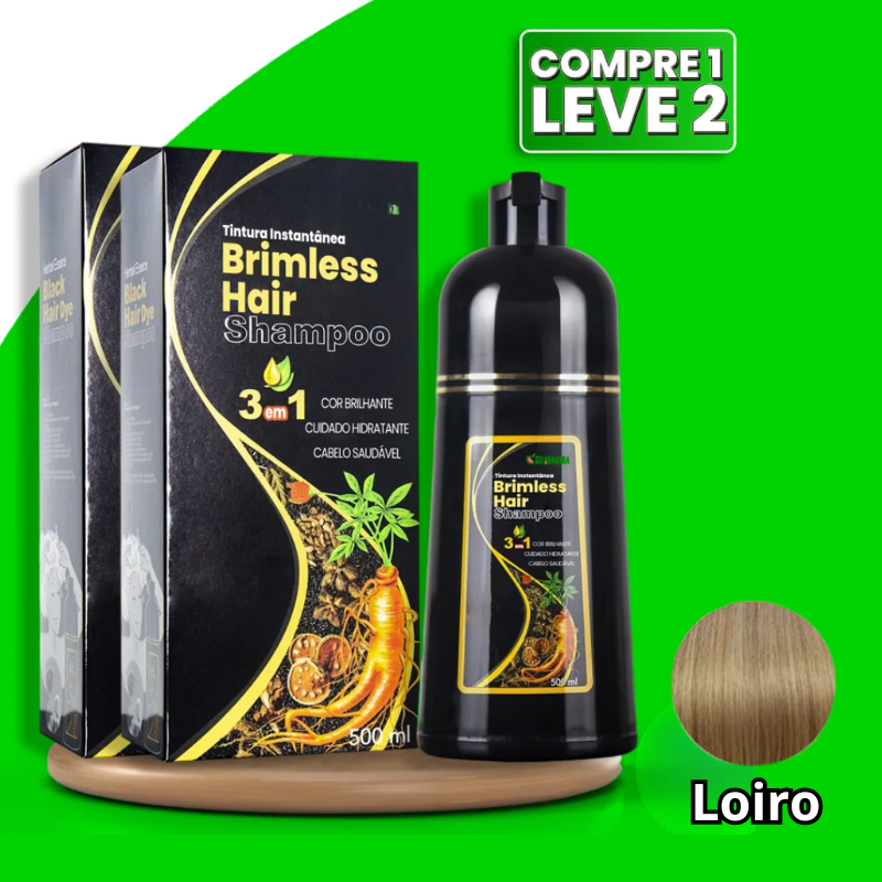 [COMPRE 1 LEVE 2] Shampoo Brimless Botânico Natural 3 em 1 (Dura Até 6 Meses!) + BRINDE Especial