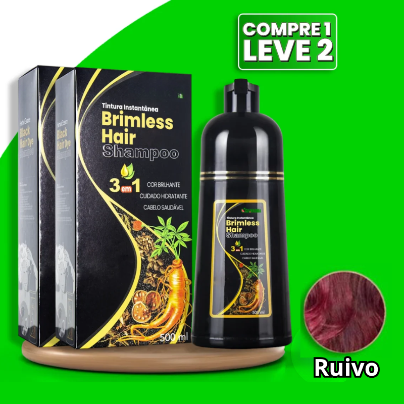 [COMPRE 1 LEVE 2] Shampoo Brimless Botânico Natural 3 em 1 (Dura Até 6 Meses!) + BRINDE Especial