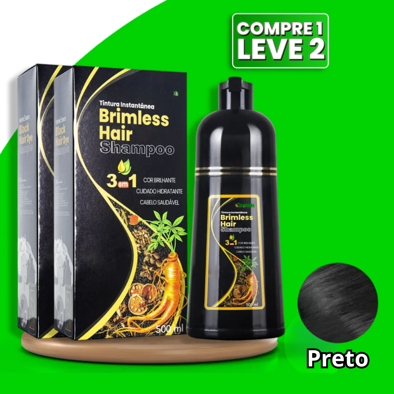 [COMPRE 1 LEVE 2] Shampoo Brimless Botânico Natural 3 em 1 (Dura Até 6 Meses!) + BRINDE Especial