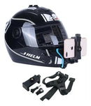 Suporte de telefone para capacete de motocicleta